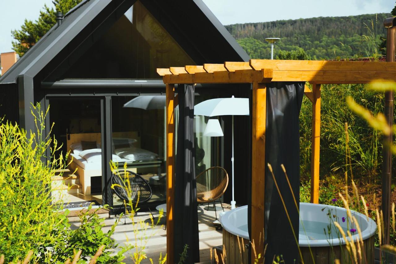Wiesenglueck Tiny House Hotel Heiligenstadt Eksteriør bilde