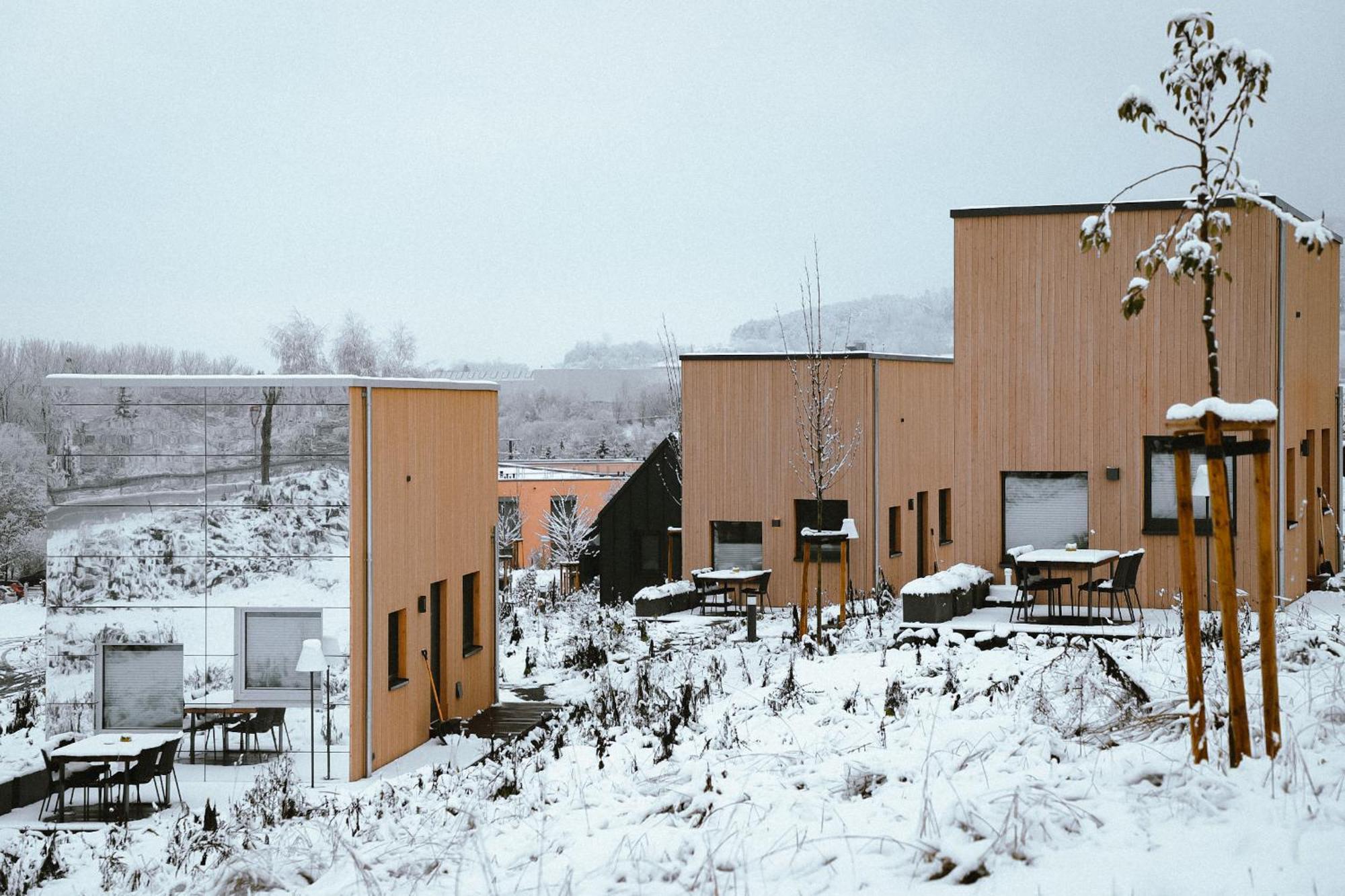 Wiesenglueck Tiny House Hotel Heiligenstadt Eksteriør bilde